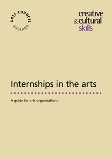 Internships in the Arts Cover