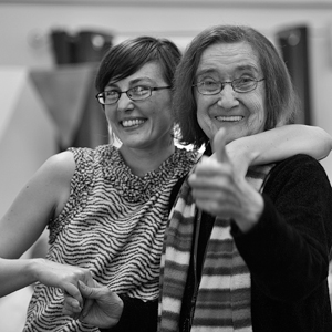 Elisabeth Zeindlinger with Sue Lyttle, Arts Care concert. Photo: Colin Cairns