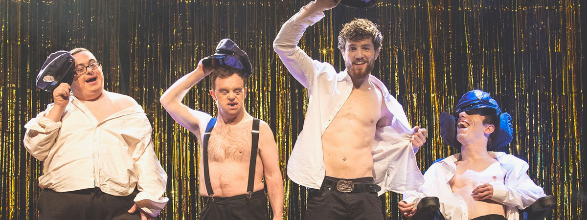 A version of The Full Monty reimagined. Photo: Sean Goldthorpe